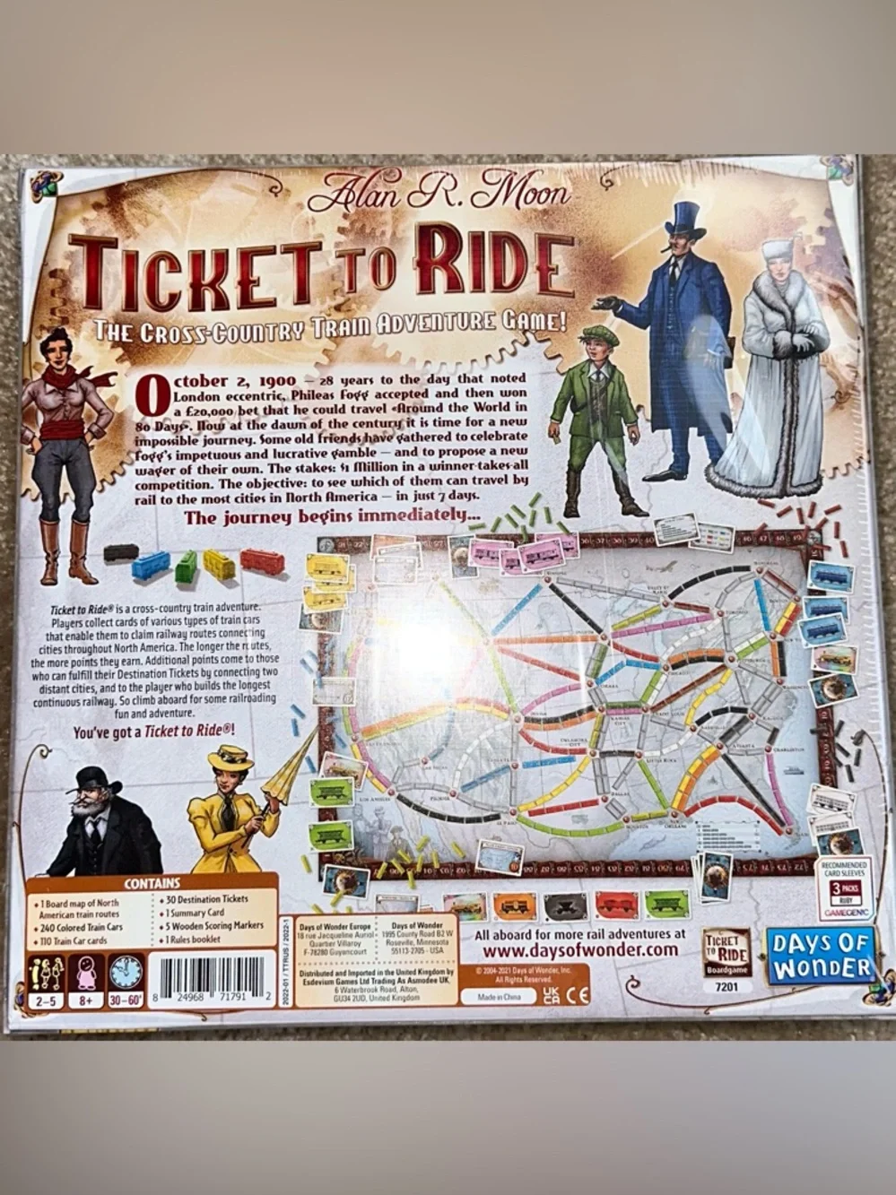 Ticket to Ride Board Game - Picture 2 of 2